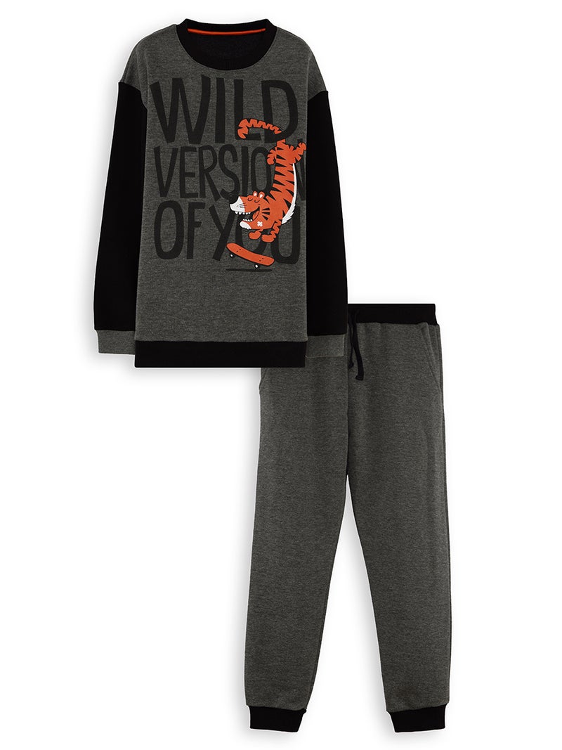 Denokids Wild Boy Oversize Tracksuit - Image 3
